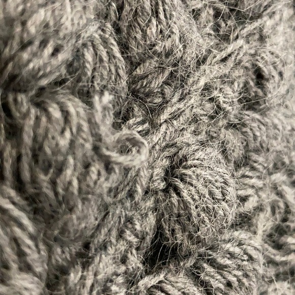 Escada 34 U.S. S Wool Mohair Gray Sweater Jacket - Picture 11 of 11